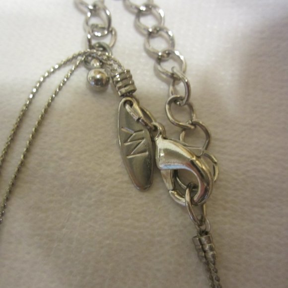 VTG 90'S SIGNED NY DIFFERENT STYLE, SHAPE, SIZE BEADS ON DOUBLE STRAND NECKLACE - Picture 4 of 4